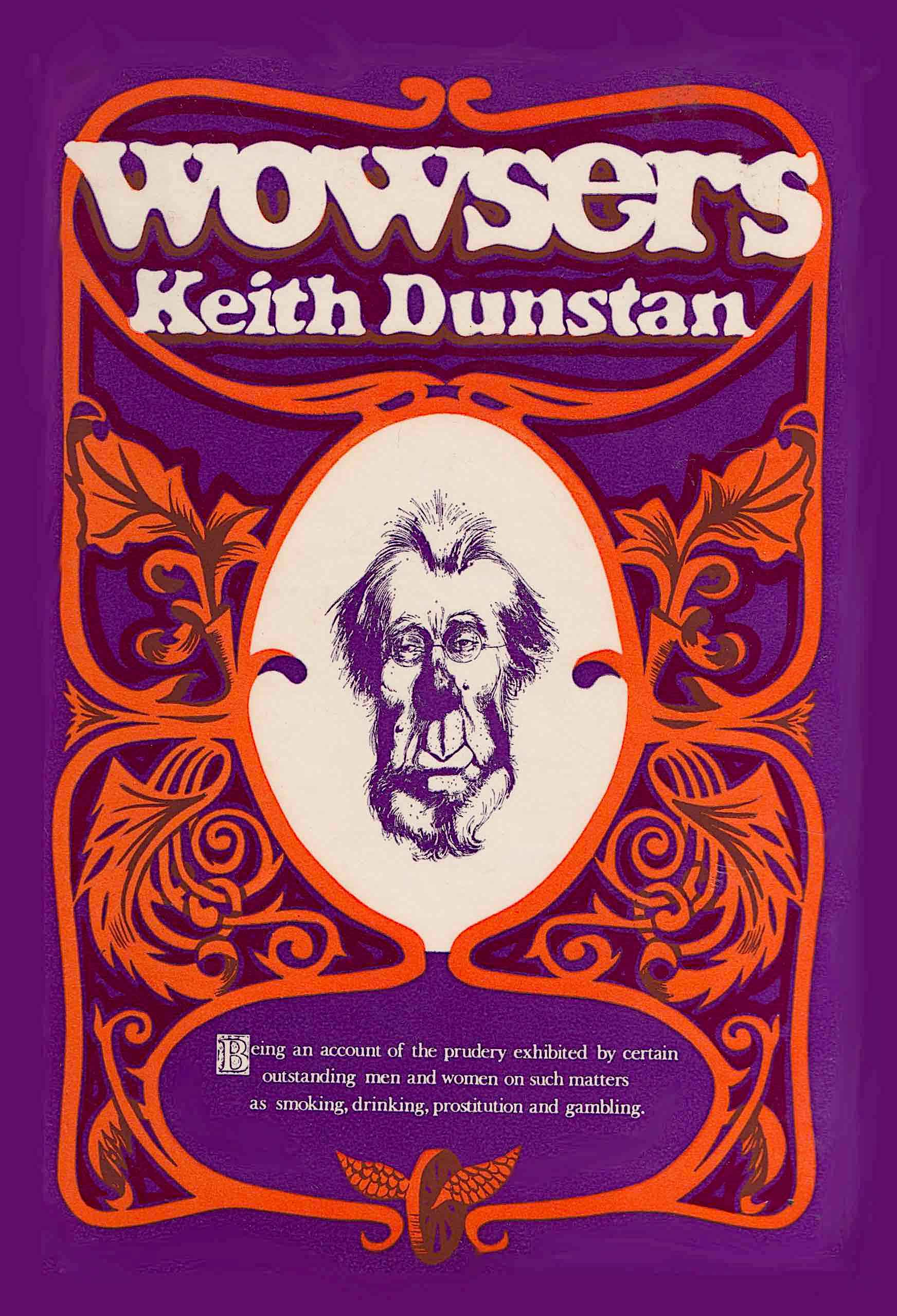 Cover of Keith DUnstan's 1968 book, Wowsers